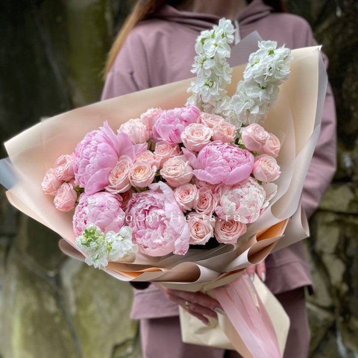 Букет с пионами №1 в Балашихе