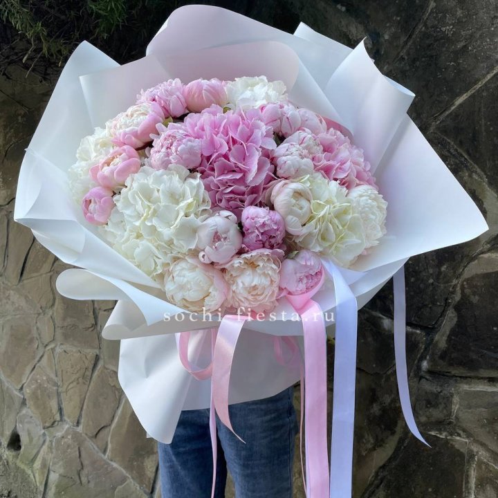 Букет "Пионы и Гортензии" в Балашихе