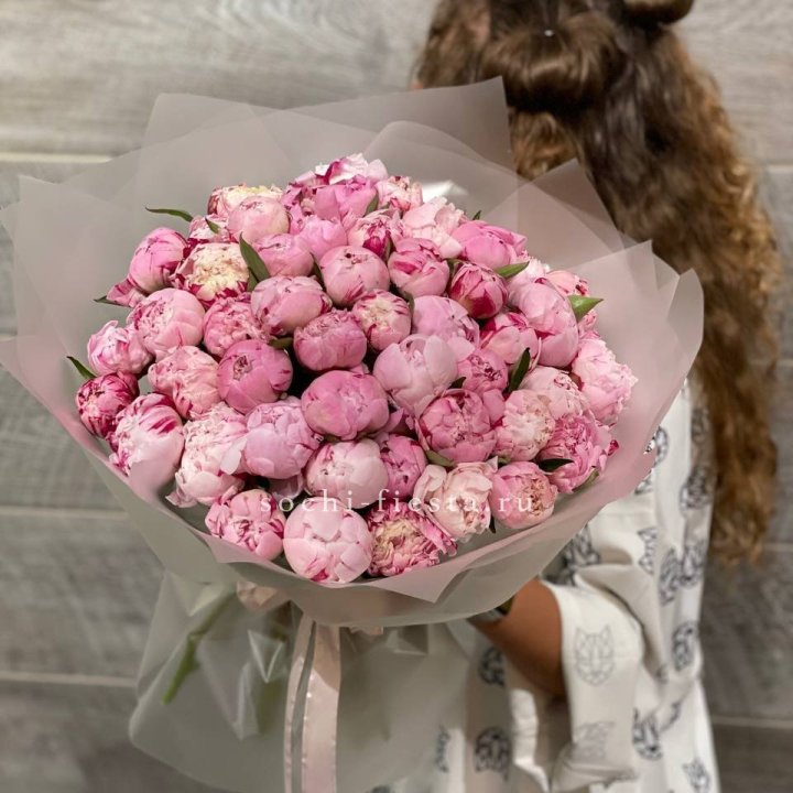 51 розовый пион в Балашихе