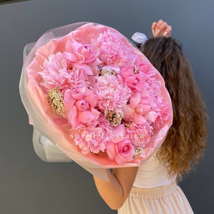  Букет с пионами "Пинки" в Балашихе