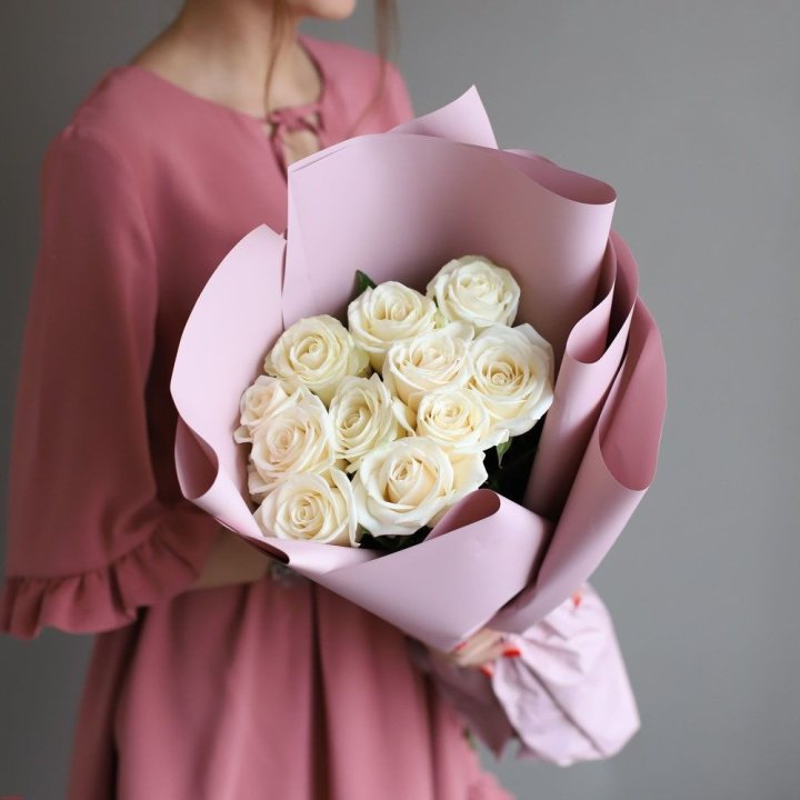 11 белых роз в Балашихе