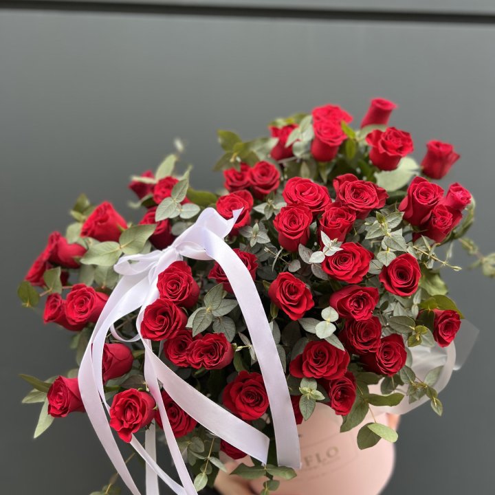 45 Красных роз в боксе "Сеньёрита" в Балашихе