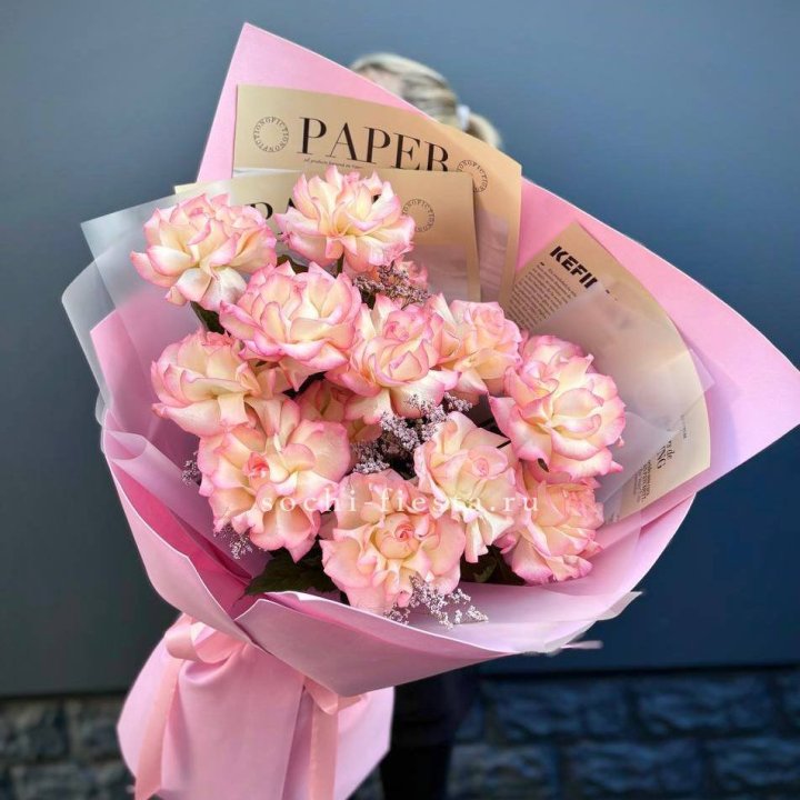 15 французских роз "Джумилия" в Балашихе