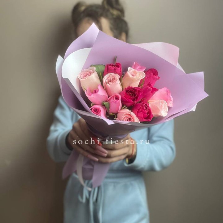 Букет из 15 роз Микс (Кения) в Балашихе