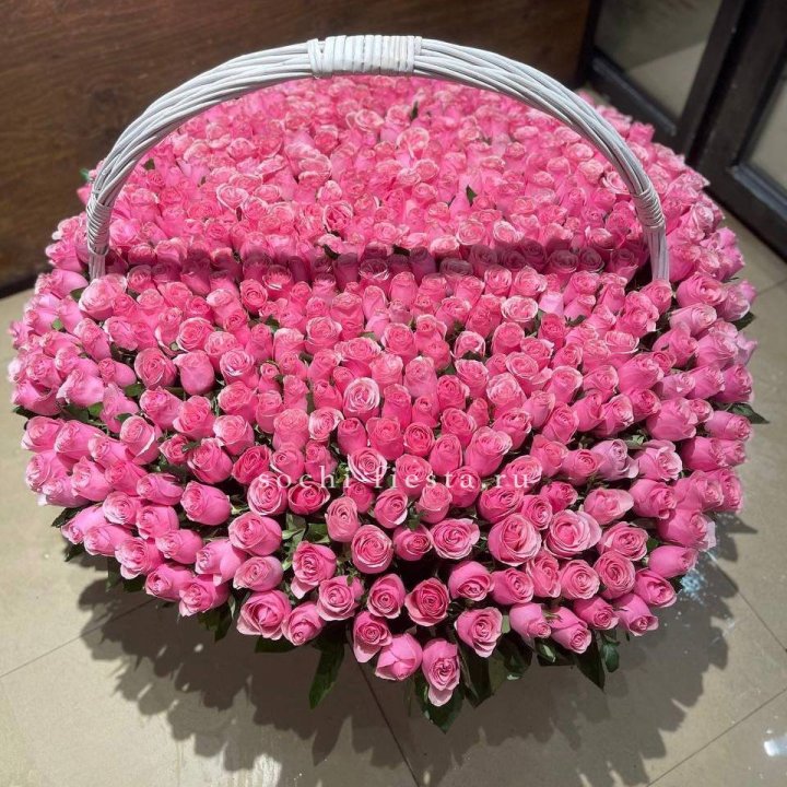 501 розовая роза в Балашихе