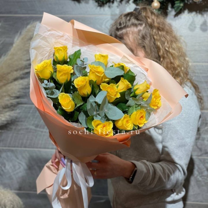 15 желтых роз в Балашихе