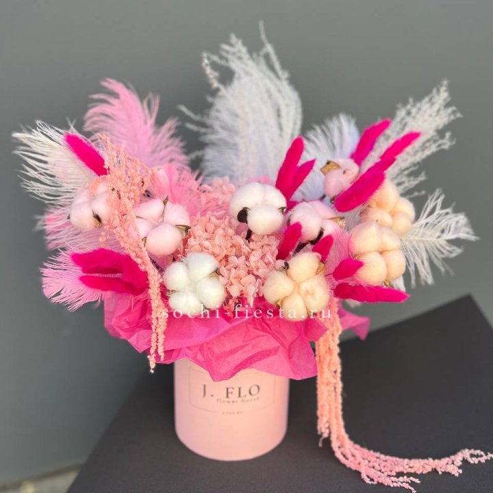 Авторский бокс с сухоцветами №1 в Балашихе