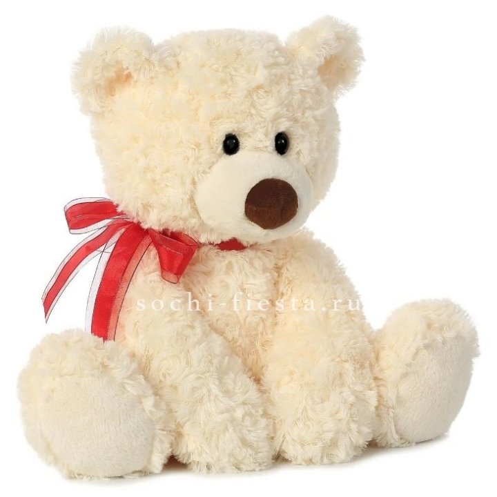 Белый плюшевый мишка  в Балашихе