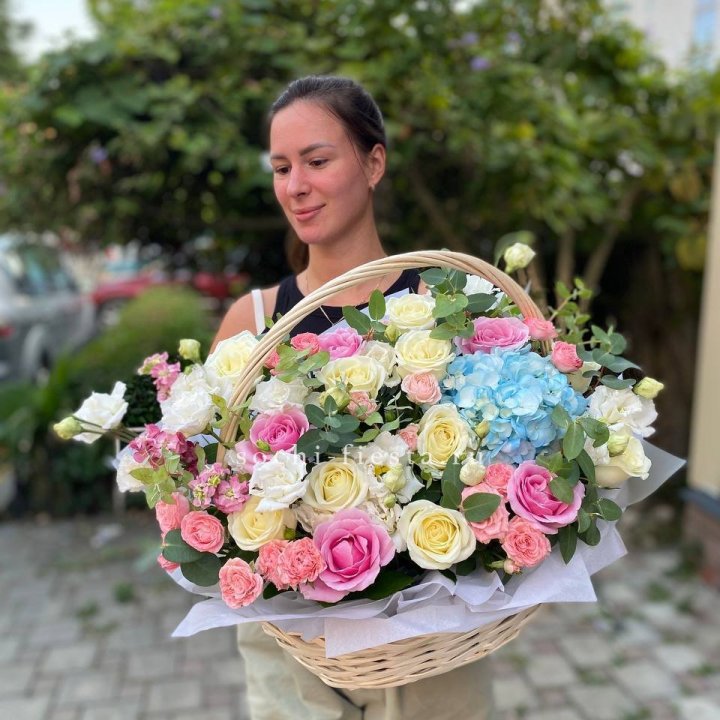 Цветочная корзина №2 в Балашихе