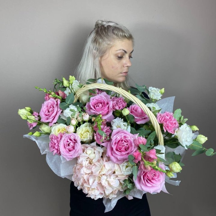 Цветочная корзина № 5 в Балашихе