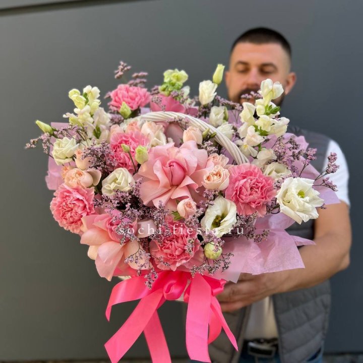 Цветочная корзина №1 в Балашихе